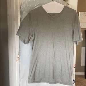 Men’s grey V-neck